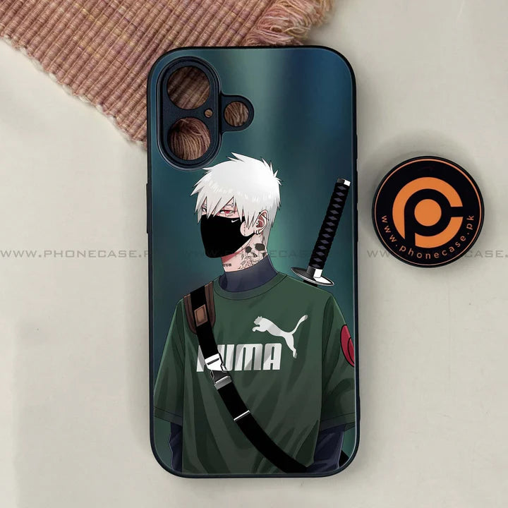 iPhone 17 - Anime Series - Premium Printed Glass soft Bumper shock Proof Case