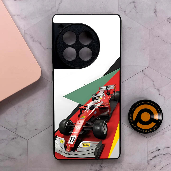 OnePlus 12R - Formula 1 Design Series - Premium Metal Printed soft Bumper shock Proof Case
